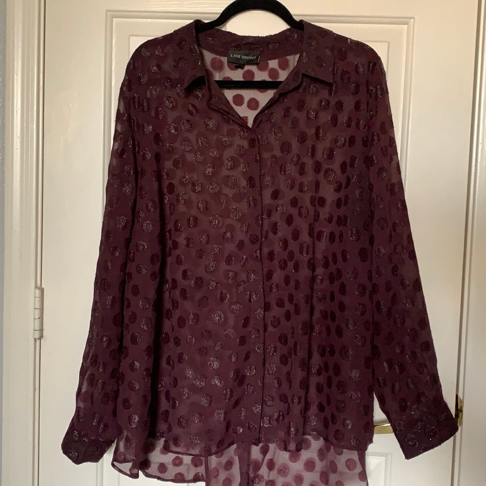 Sparkly Polka Dot Blouse